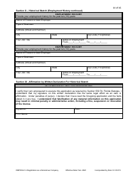 Form DBPR ELC4 Application for Registration as a Deminimus Employee Leasing Company - Florida, Page 14