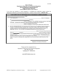 Form DBPR ELC4 Application for Registration as a Deminimus Employee Leasing Company - Florida, Page 16