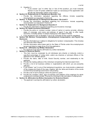 Form DBPR ELC4 Application for Registration as a Deminimus Employee Leasing Company - Florida, Page 4