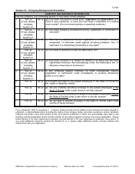 Form DBPR ELC4 Application for Registration as a Deminimus Employee Leasing Company - Florida, Page 7