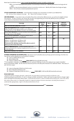 Active Duty Military Leave Election Form - Montana, Page 2