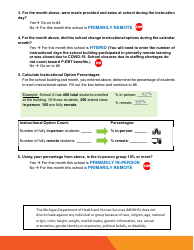 Attendance Type Worksheet - Michigan, Page 2