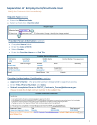 Instructions for Contractor Information/Access Form - Delaware, Page 4