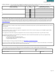 Form B254 Air Travellers Security Charge Act Application for Refund - Canada, Page 3