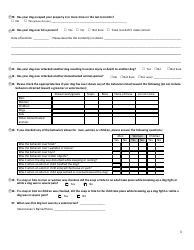 Dog Profile Questionnaire Template for Adoption - Arizona Humane Society - Arizona, Page 3