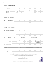 Gro Death Certificate Application Form - United Kingdom, Page 2