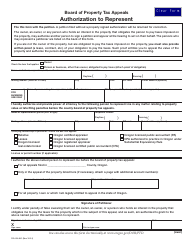 Form 150-303-031 Authorization to Represent - Oregon