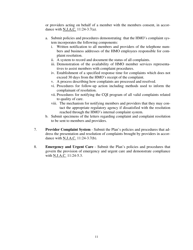 Health Maintenance Organization (HMO) Application for a New Certificate of Authority - Other Than Medicare Only - New Jersey, Page 11