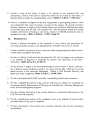 Part 2 Dental Service Corporation (Dsc) Application to Obtain a Certificate of Authority (Coa) - New Jersey, Page 4