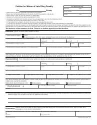 Document preview: Form 150-303-066 Petition for Waiver of Late Filing Penalty - Oregon