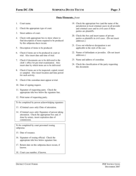 Instructions for Form DC-336 Subpoena Duces Tecum - Virginia, Page 3