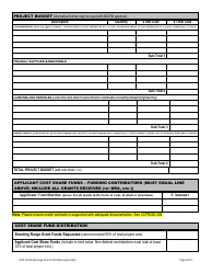 Shooting Range Grant Application - Nevada, Page 4
