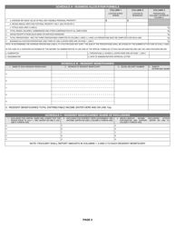 Form M-1041 Fiduciary Income Tax Return - City of Muskegon, Michigan, Page 3