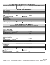 DHEC Form 3321 Intermediate Care Facilities for Persons With Intellectual Disability Application - South Carolina, Page 5