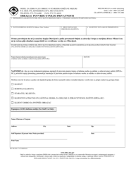 Document preview: Form MO580-2881 Privacy Policies Acknowledgement Form - Missouri (Bosnian)