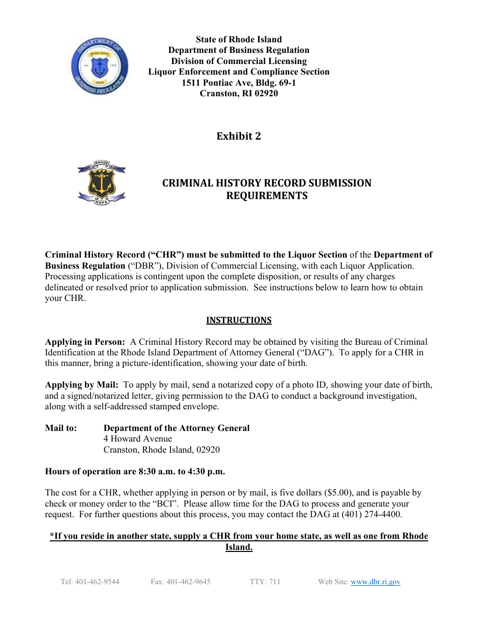 Initial Application for Wholesaler / Manufacturer License - Rhode Island, Page 7