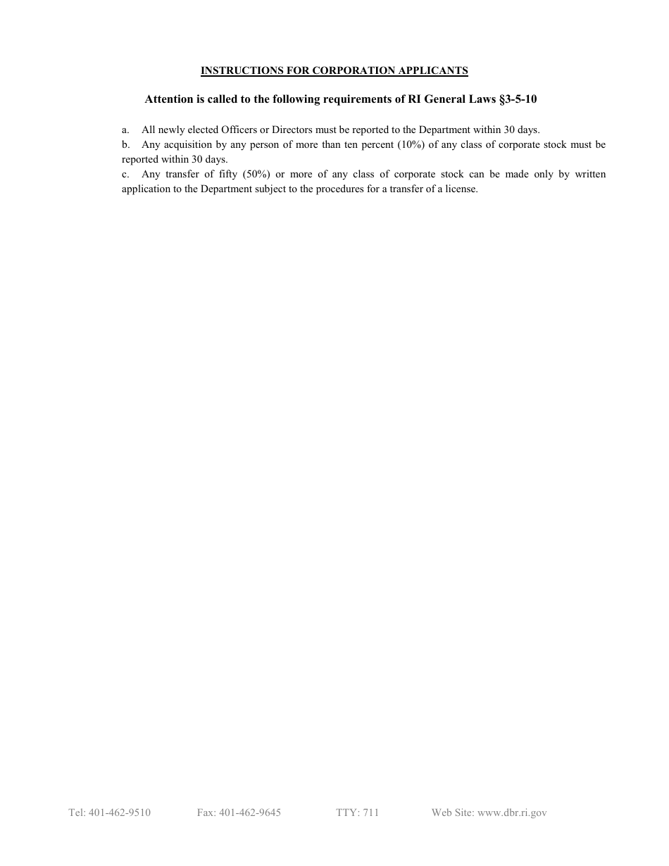 Rhode Island Application for Class P Caterer's License - Fill Out, Sign ...