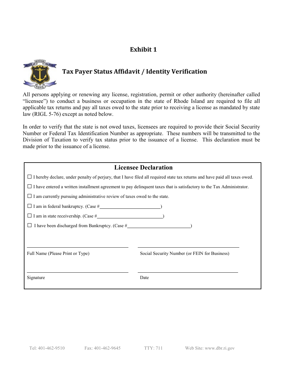 Application for Class P Caterers License - Rhode Island, Page 7