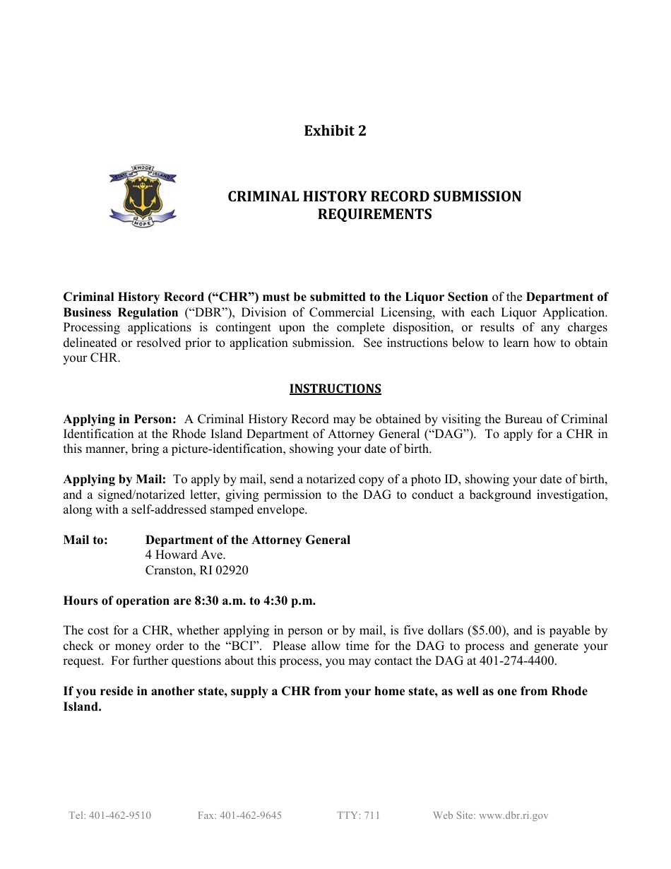 Application for Class P Caterers License - Rhode Island, Page 8