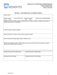 Application for Continuation of Insurance Due to Incapacity - Arkansas, Page 3