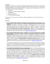 Review Certification of One/Two Family Dwelling - City of San Antonio, Texas, Page 2