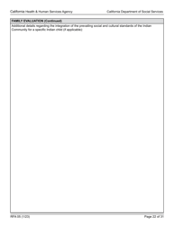 Form RFA05 Resource Family Approval - Written Report - California, Page 22