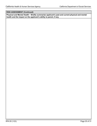 Form RFA05 Resource Family Approval - Written Report - California, Page 25