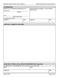 Form RFA05 Resource Family Approval - Written Report - California, Page 30