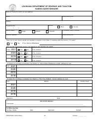 Form DPSSP0092 Gaming Employee Certification Application - Louisiana, Page 16