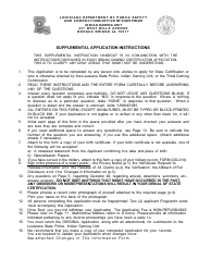 Form DPSSP0092 Gaming Employee Certification Application - Louisiana, Page 3