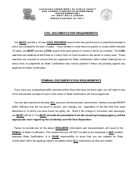 Form DPSSP0092 Gaming Employee Certification Application - Louisiana, Page 4