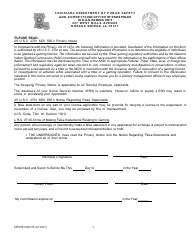 Form DPSSP0092 Gaming Employee Certification Application - Louisiana, Page 5