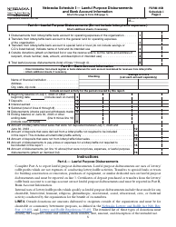 Form 35B Nebraska Lottery/Raffle Annual Report - Nebraska, Page 5
