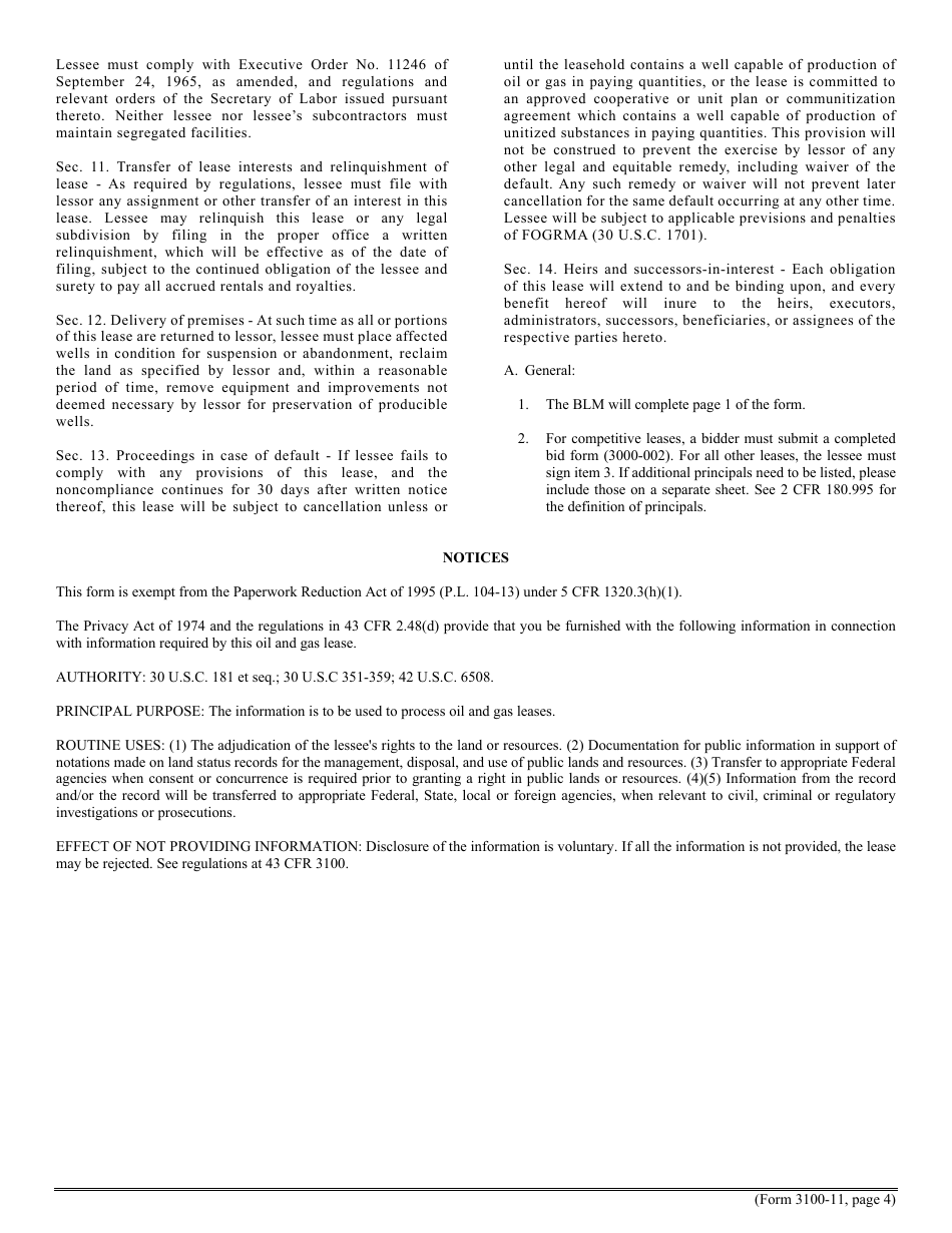 BLM Form 3100-011 - Fill Out, Sign Online and Download Fillable PDF ...