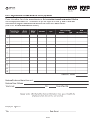 Form CFWB-015 Referral to Employer for Employee Income Information - New York City, Page 2