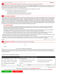 Eferred Compensation Plan Loan Application - New York City, Page 9