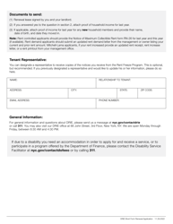 Disability Rent Increase Exemption Short Form Renewal Application - New York City, Page 2