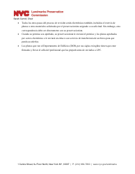 Instrucciones Para Solicitar Permisos Electronicamente (E-Filing) - New York City (Spanish), Page 2