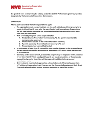 Not-For-Profit Application Form - Historic Preservation Grant Program - New York City, Page 2