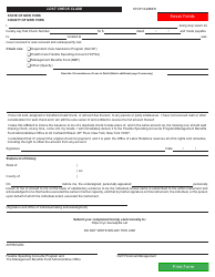 Document preview: Lost Check Claim - New York City