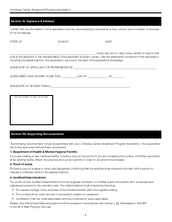 Childcare Center Abatement Program Application - New York City, Page 3