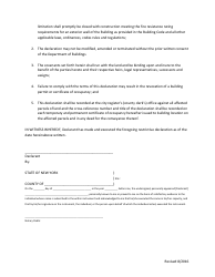 Lotline Window Restrictive Declaration - New York City, Page 2