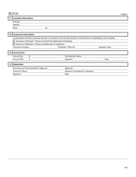 Form ELV1A Amusement Ride Application - New York City, Page 2