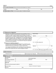 Form ELV1 Elevator Application - New York City, Page 3