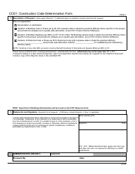 Form CCD1 Construction Code Determination Form - New York City, Page 2