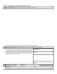 Form CCD1 Construction Code Determination Form - New York City, Page 3
