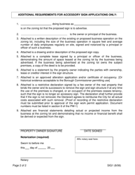 Form SIG1 Property Owner Sign Affidavit - New York City, Page 2