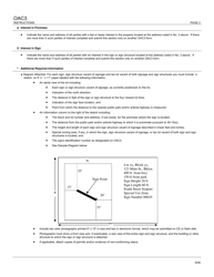 Instructions for Form OAC3 Outdoor Advertising Company Sign Profile - New York City, Page 2