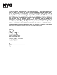 Oac Registration - Letter of Credit Agreement - New York City, Page 2