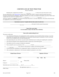 Form 560 Real Estate Sales Pre-licensing Education Course Application - Nevada, Page 8